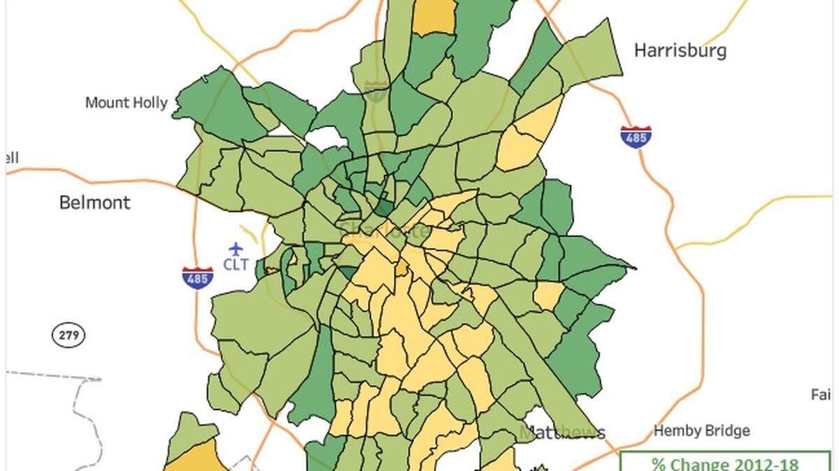 How much tree canopy has your Charlotte neighborhood lost?