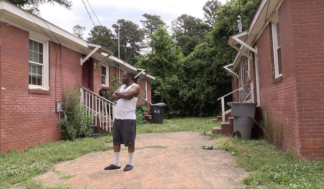 Curtis Simpson said roaches swarmed the inside of his east Charlotte duplex after his neighbor was evicted. He said he is hesitant to have people come to his home because bugs may crawl on guests.
