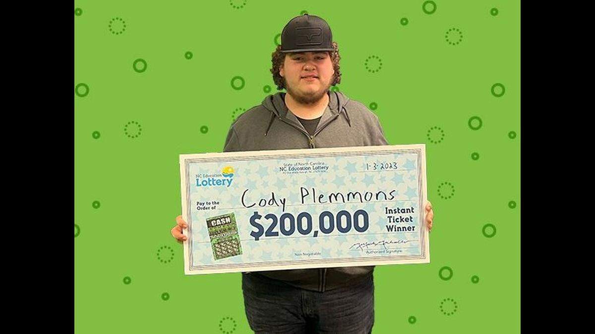 Cody Plemmons of Arden apparently still hasn’t decided how he’ll spend his winnings, according to an NC Lottery news release.