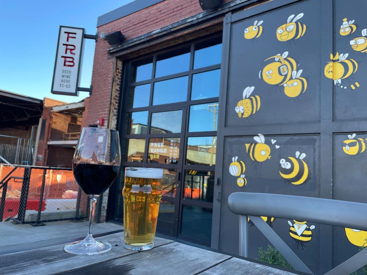 Free Range Brewing and Free Range BAR in Camp North End serve beers with locally sourced ingredients.