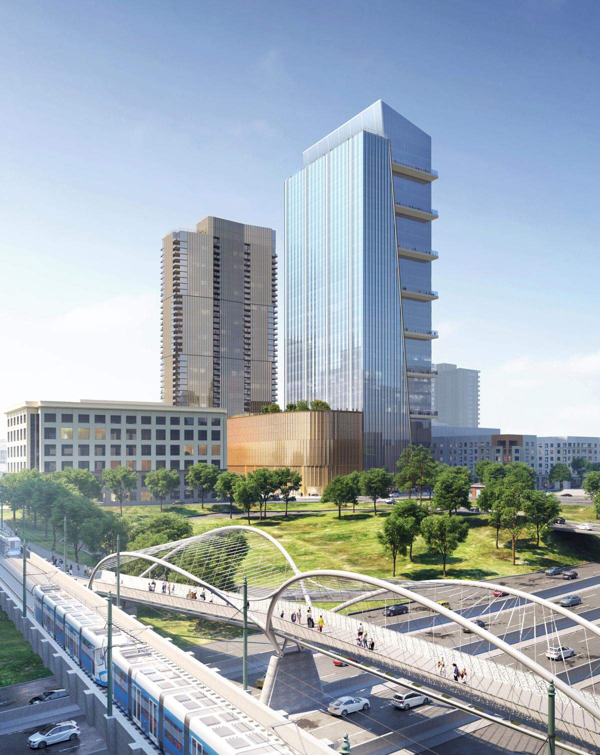 Located at 1111 S. Tryon St., Queensbridge Collective is the latest tower coming to South End, close to uptown. Developers say it will provide a better link between the two parts of Charlotte.