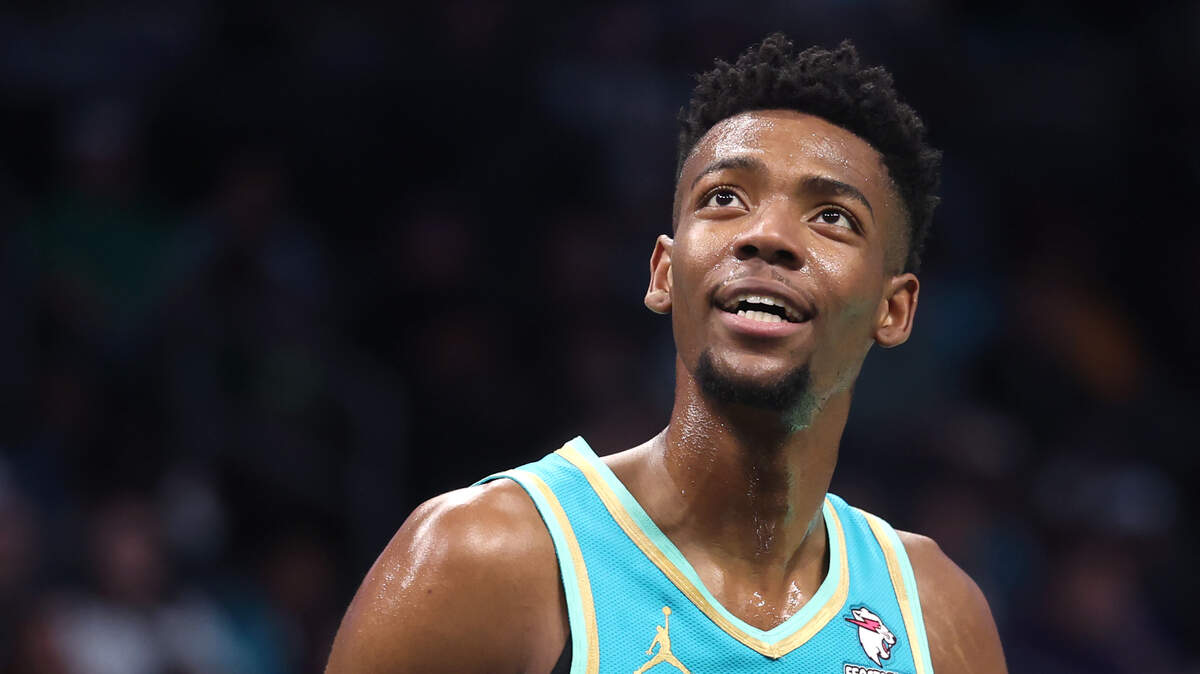Charlotte Hornets forward/guard Brandon Miller on Tuesday, April 9, 2024.
