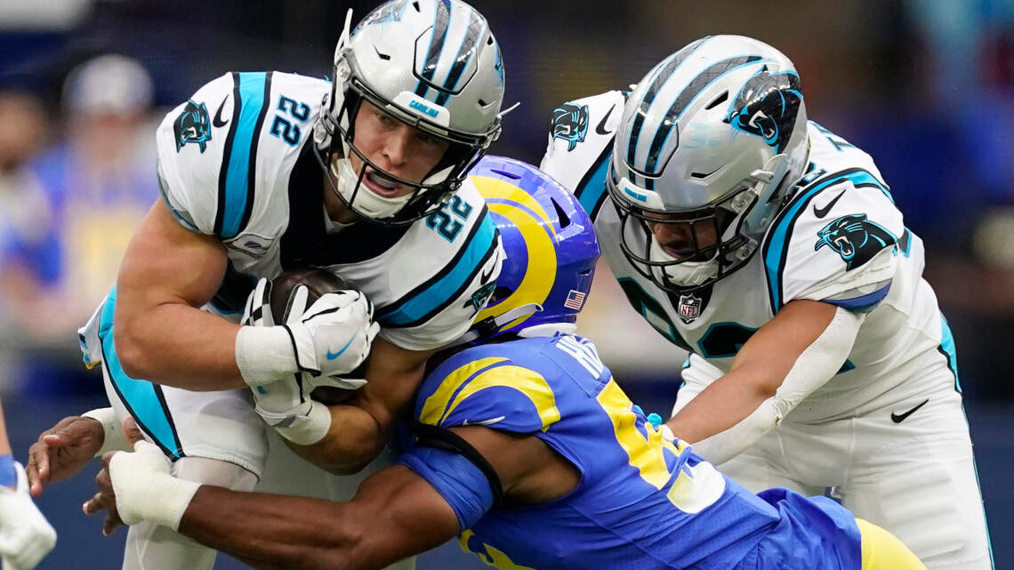 Panthers’ offense anemic in loss to Rams as Carolina loses another quarterback to injury