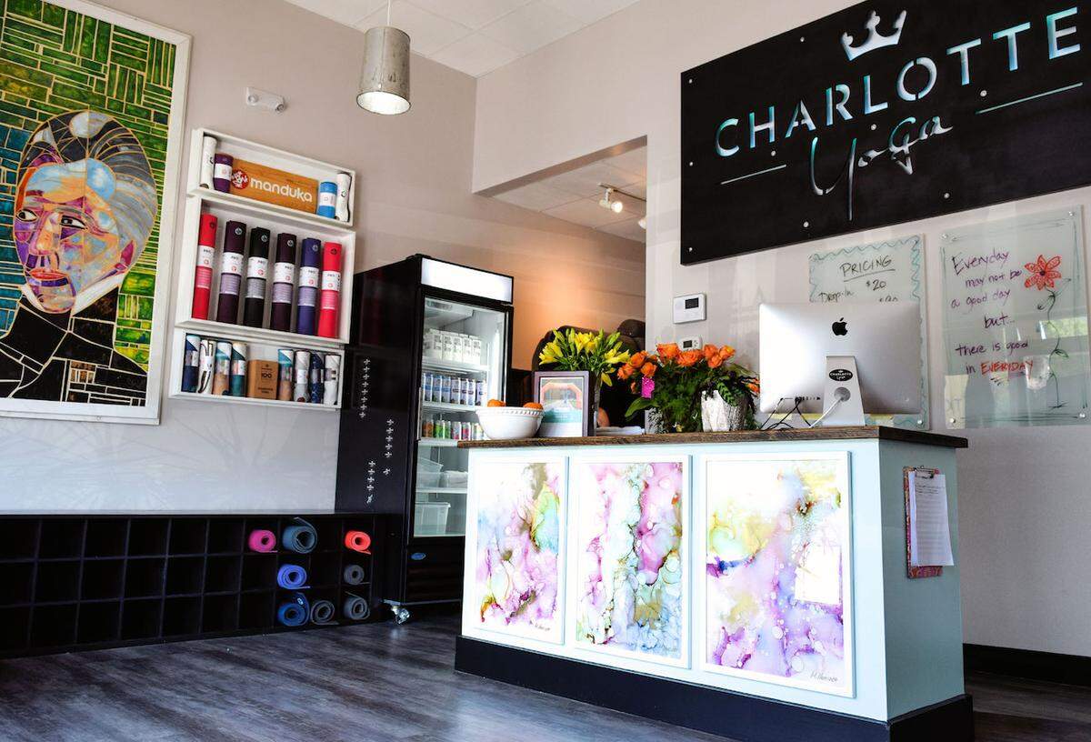 Charlotte Yoga re-opened with new ownership and a refreshed studio space in September 2019.