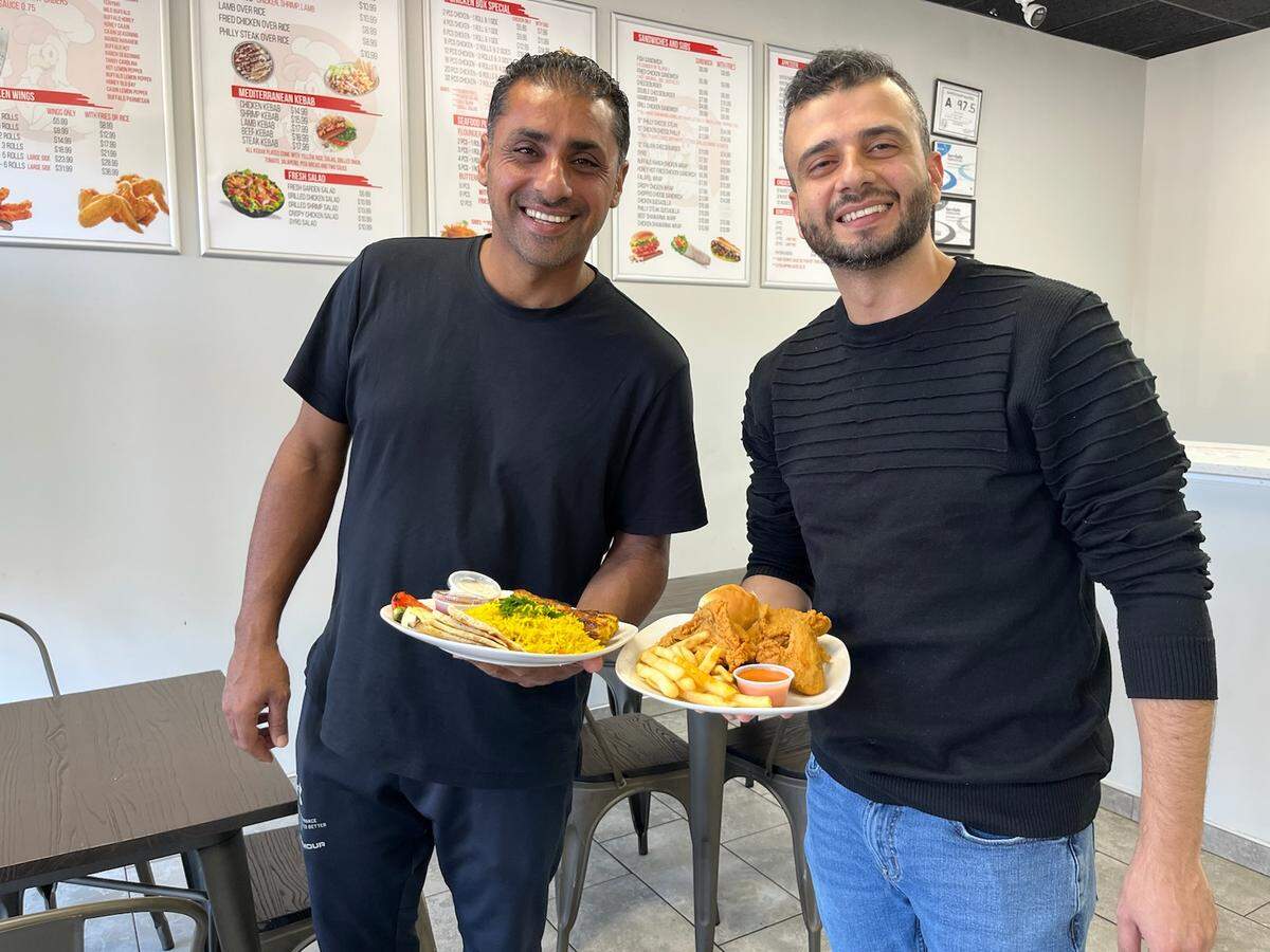 US Fried Chicken co-owners Mohammad Alamreen (left) and Mohammad Alweesi.