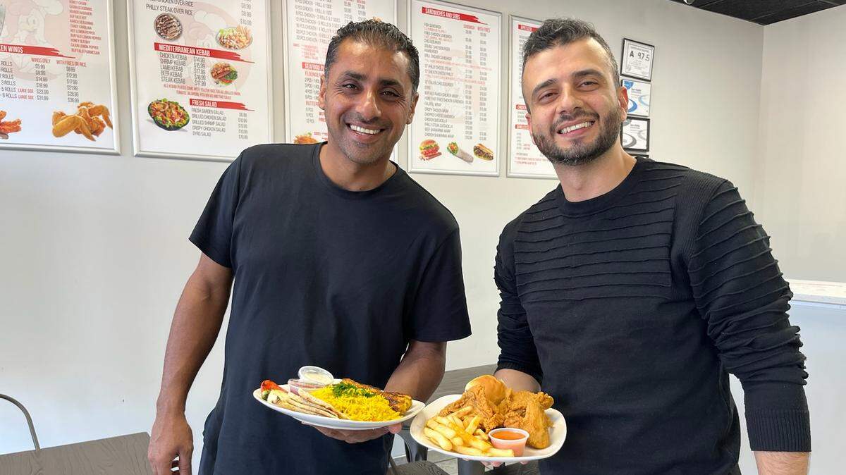 US Fried Chicken co-owners Mohammad Alamreen (left) and Mohammad Alweesi.