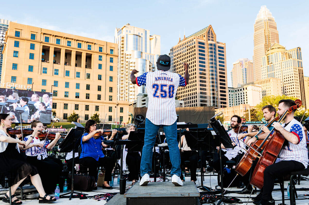 This year’s annual Stars and Stripes Spectacular on Truist Field featured a performance from the Charlotte Symphony Orchestra on Saturday July 4, 2026.