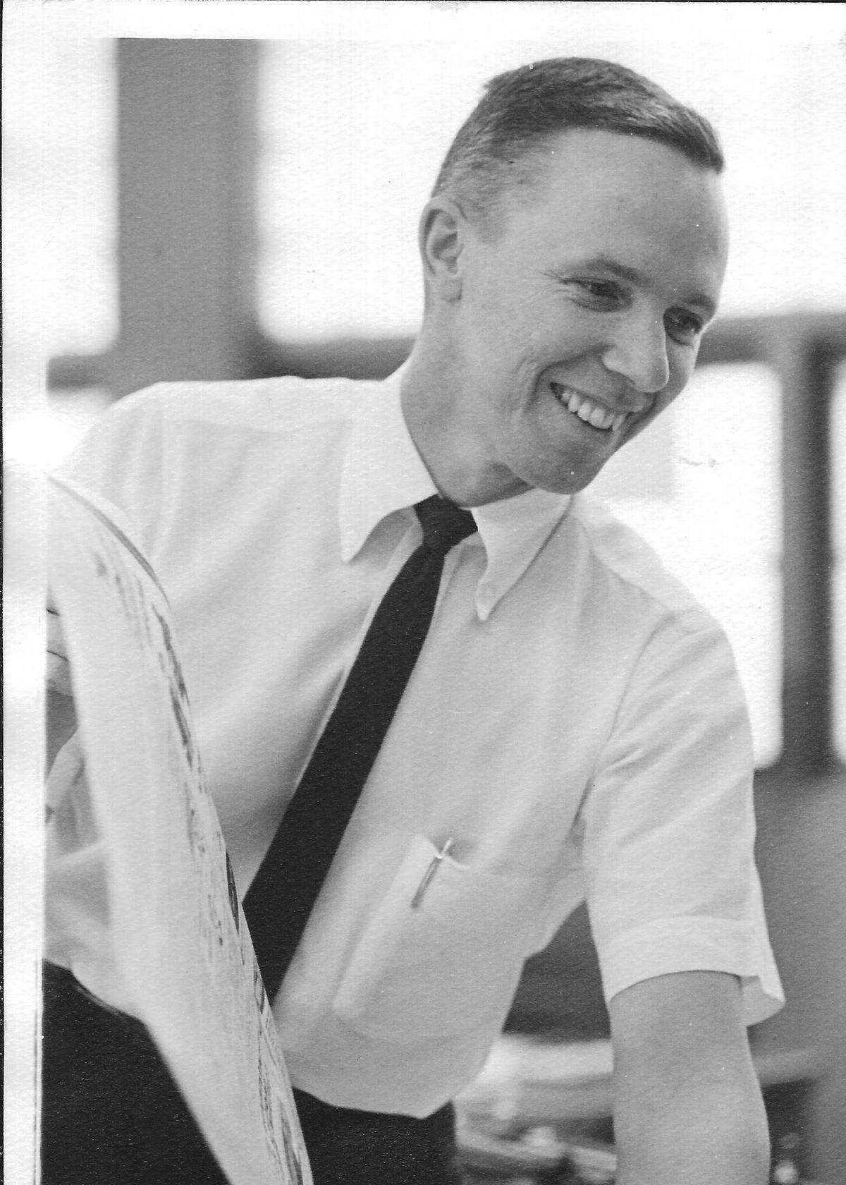 Marshall Doswell, on the job in the 1950s.