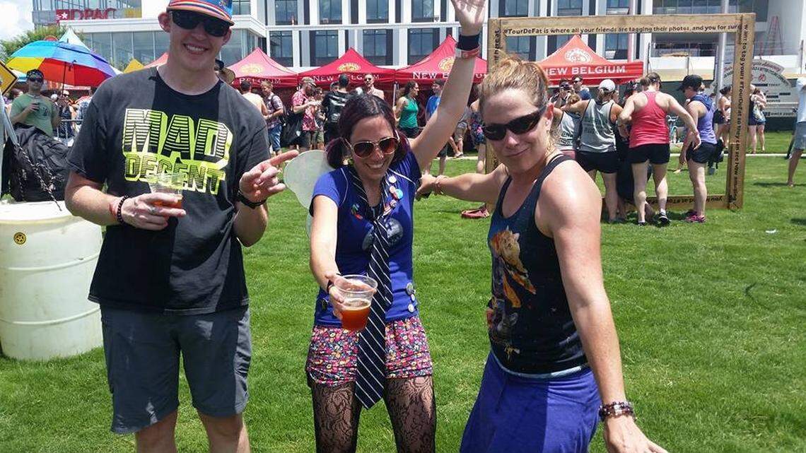 Republicans tried to portray NC House candidate Erica McAdoo, center, as “radical” in a news release earlier this month.