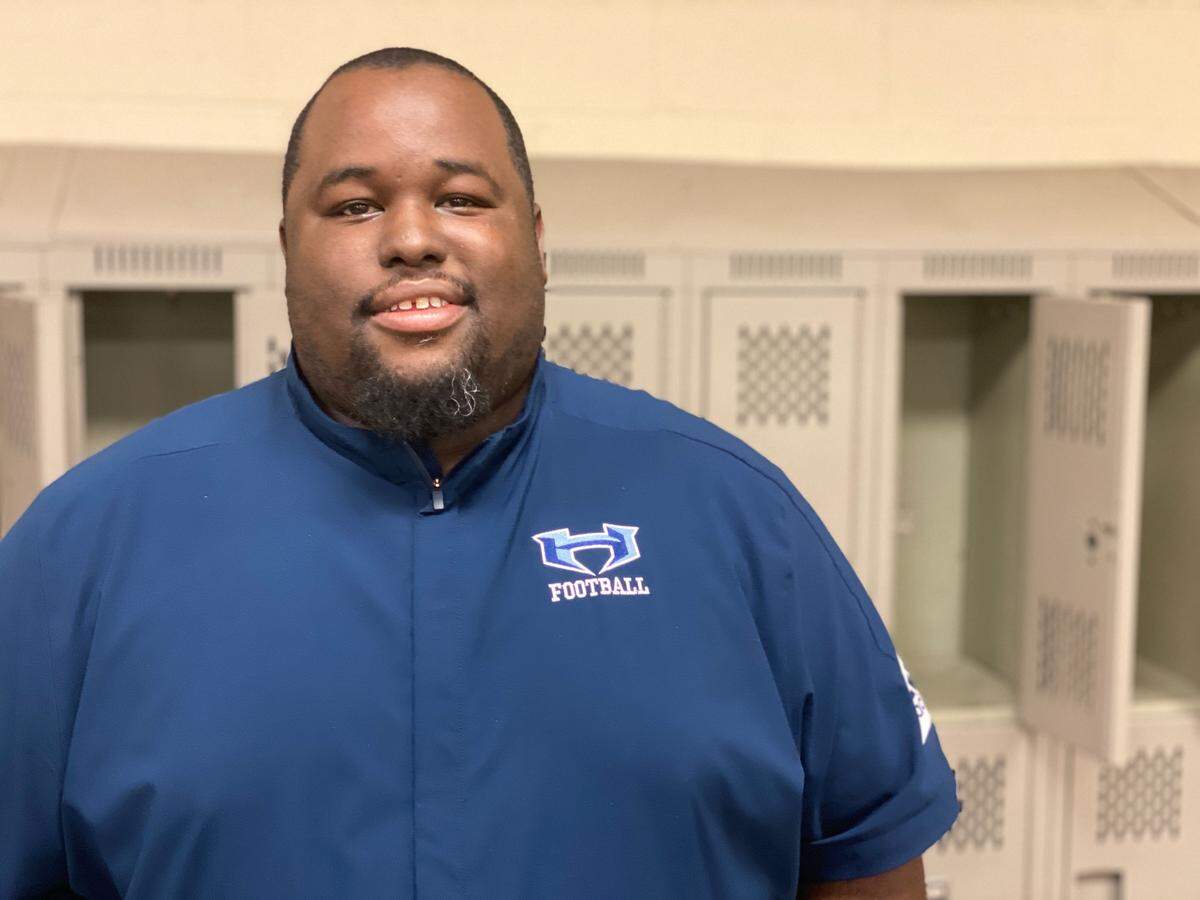 Hopewell High football coach Jamelle Byrd