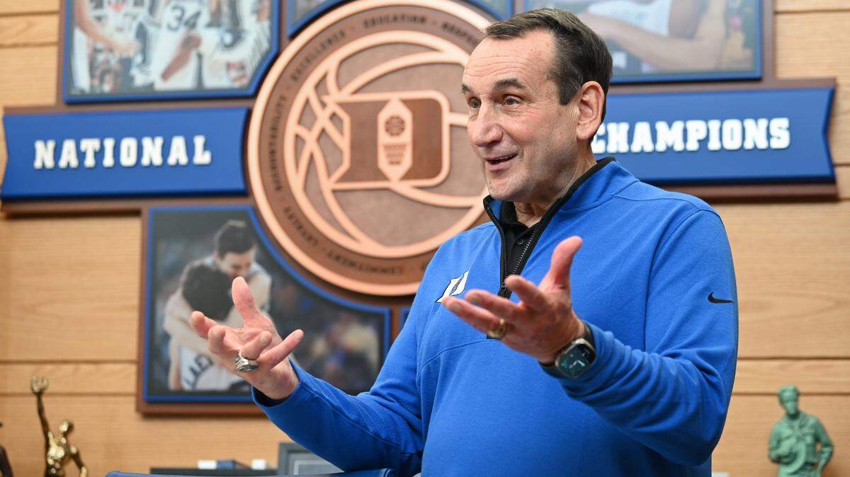 Former Duke University men’s head basketball coach Mike Krzyzewski made close to $9 million in 2023.