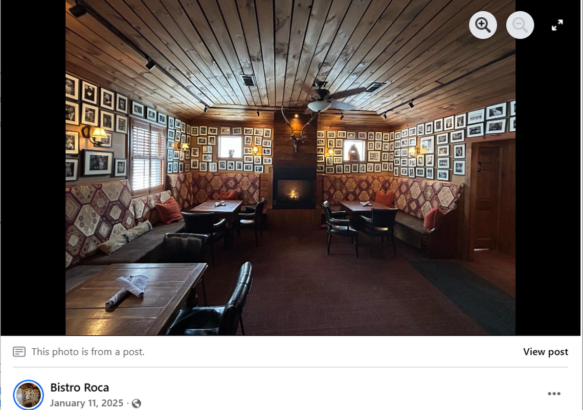 The restaurant and bar were known for hosting photos of dog that lived in the community.