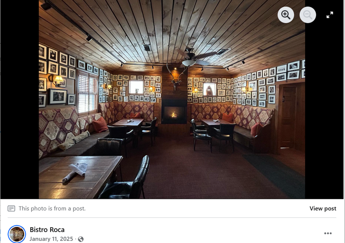The restaurant and bar were known for hosting photos of dog that lived in the community.