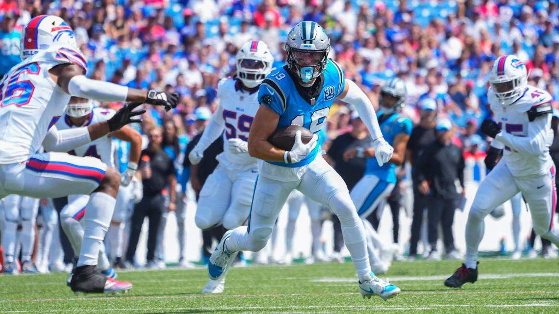 Carolina Panthers wide receiver Adam Thielen.