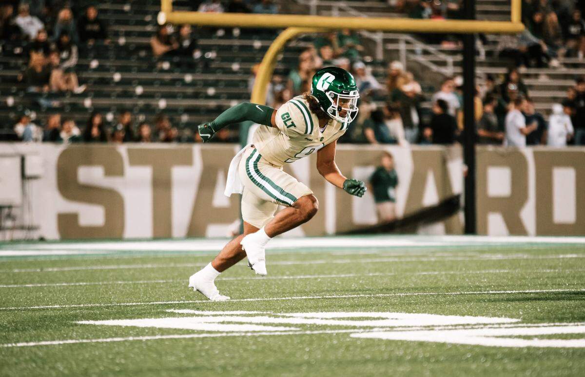 Charlotte 49ers freshman and Conference-USA Freshman of the year Elijah Spencer.
