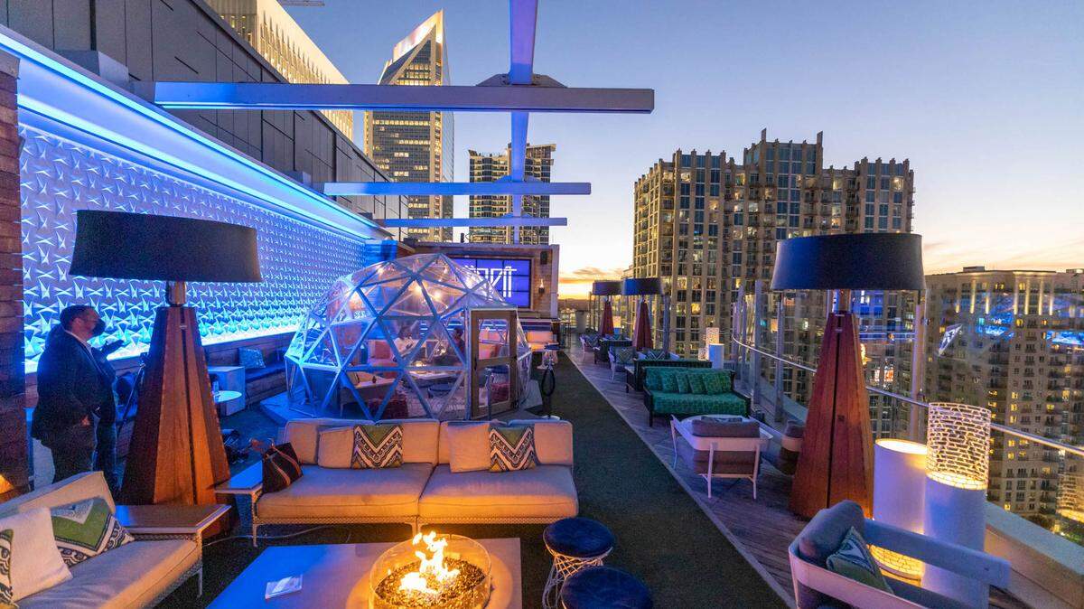 Where to find igloo dining in Charlotte, and how to book a reservation