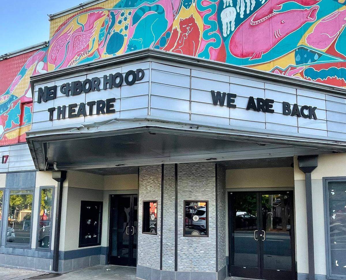 The Neighborhood Theatre marquee at the live music venue announces “We are back” at 511 E. 36th St. in Charlotte after being closed for 15 months because of the coronavirus pandemic.