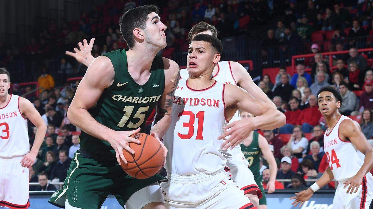 Charlotte 49ers coach Ron Sanchez is expecting big things from forward Milos Supica (15) next season.