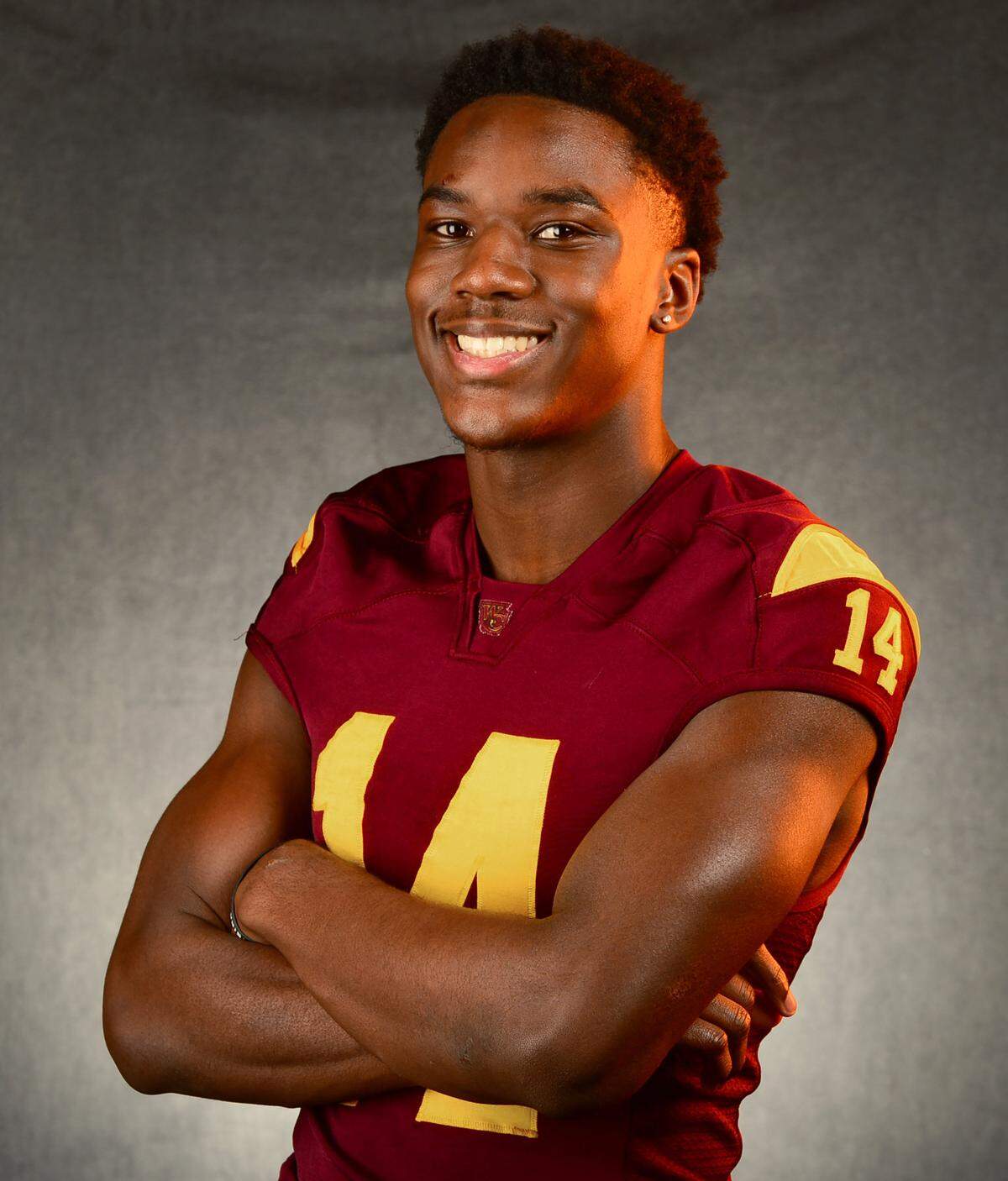 West Charlotte Lions running back Davion Jones on Tuesday, December 9, 2025.