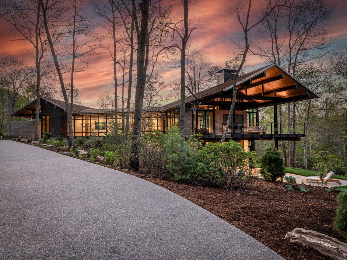 The $8.8 million listing sits in the lavish Arden community in North Carolina.