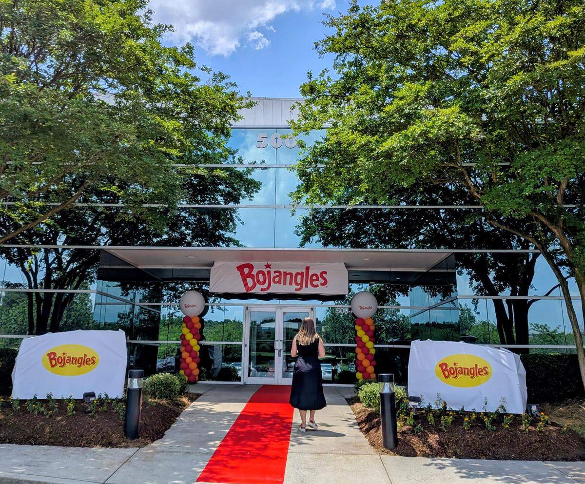 In June, Bojangles moved into its $5.7 million, 61,448-square-foot headquarters at 500 Forest Point Circle in south Charlotte, less than 2 miles from the former 23,693-square-foot office at 9432 Southern Pine Blvd.