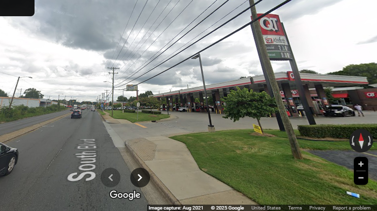 The shooting happened around 2 a.m. Tuesday, Feb. 11, during a traffic stop in the 7000 block of South Boulevard, CMPD said.