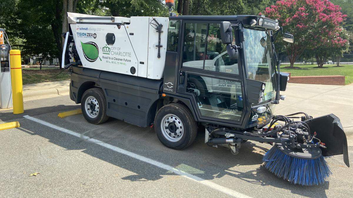 Charlotte’s Department of Transportation is asking the public for help naming its latest employee: a bike lane sweeper