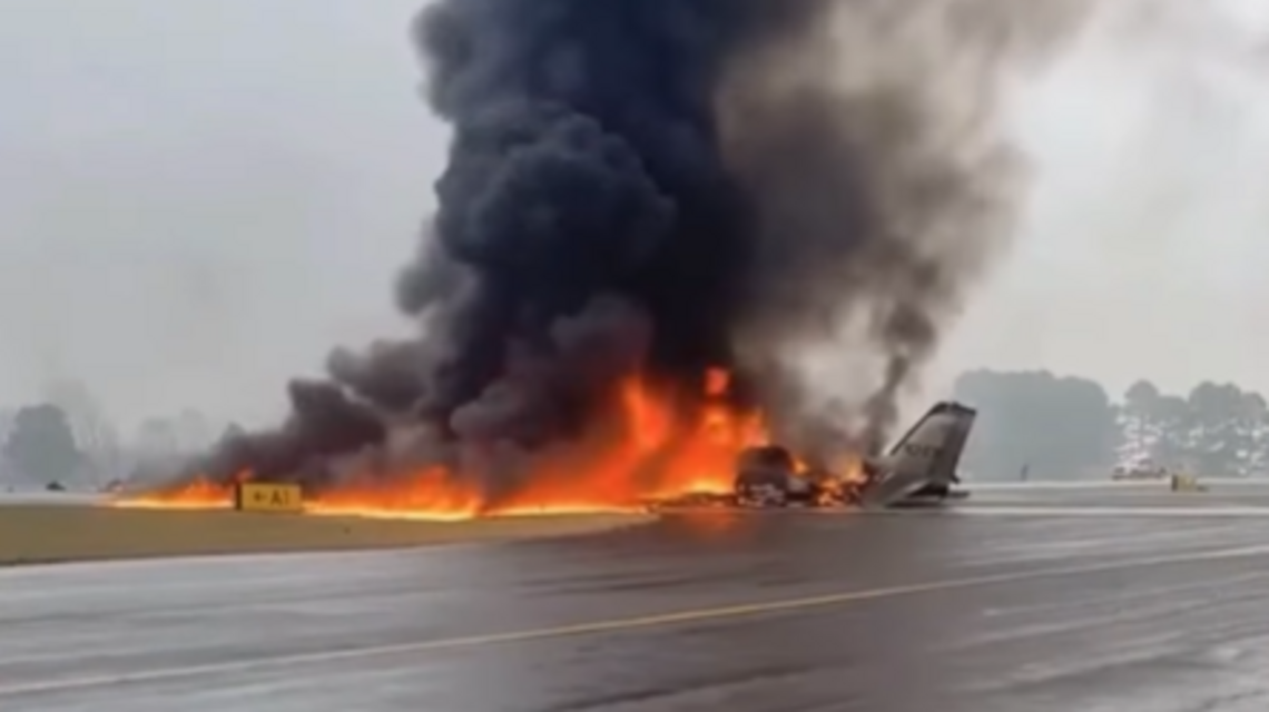 Plane owned by NASCAR driver Greg Biffle crashes while landing at ...