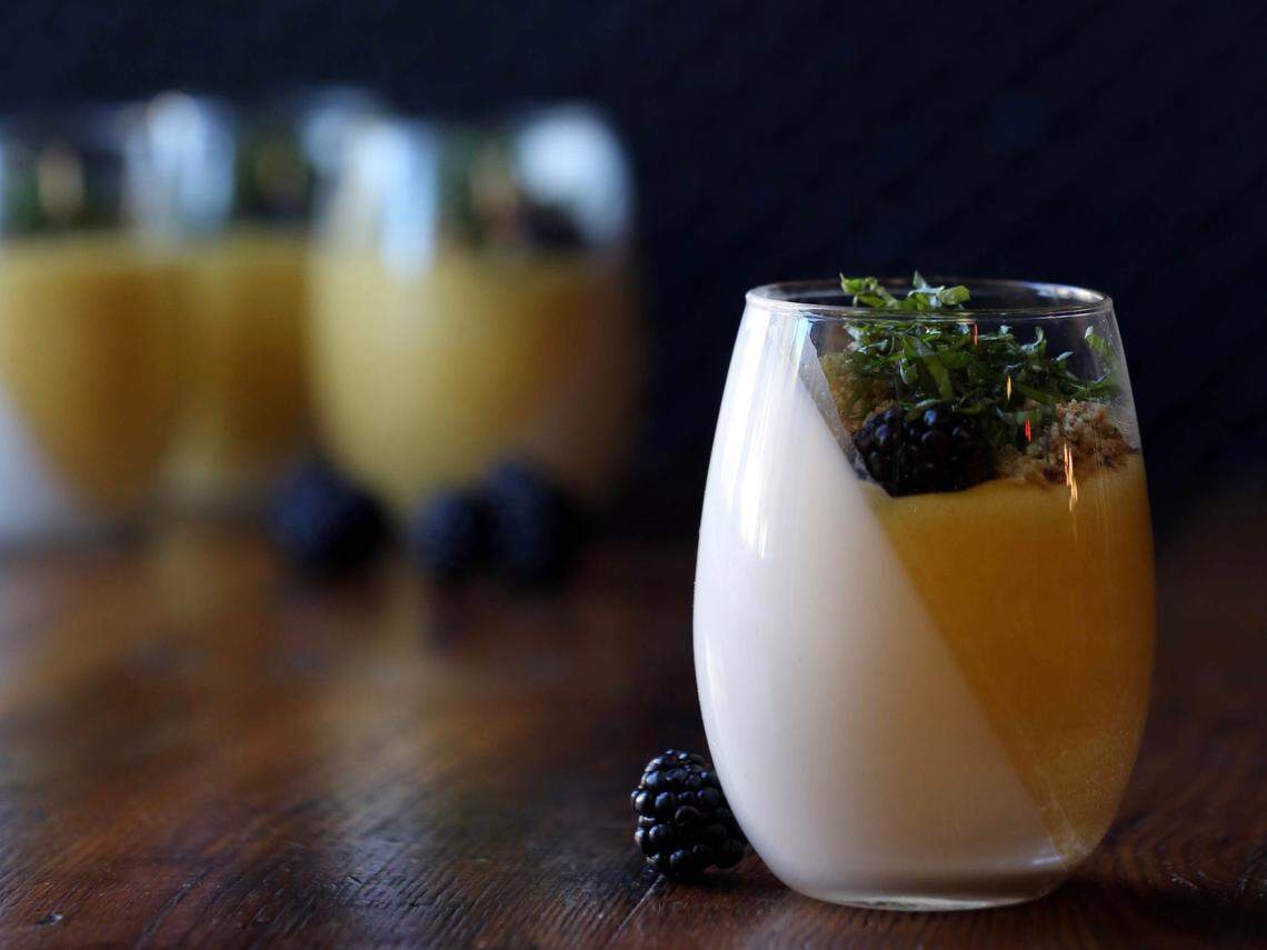 New Italian lounge Sala will feature select desserts, including panna cotta.