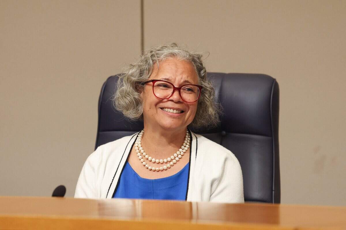 Mayor Vi Lyles listens to comments during her final city council meeting at the Charlotte-Mecklenburg Government Center in Charlotte on Monday, June 22, 2026