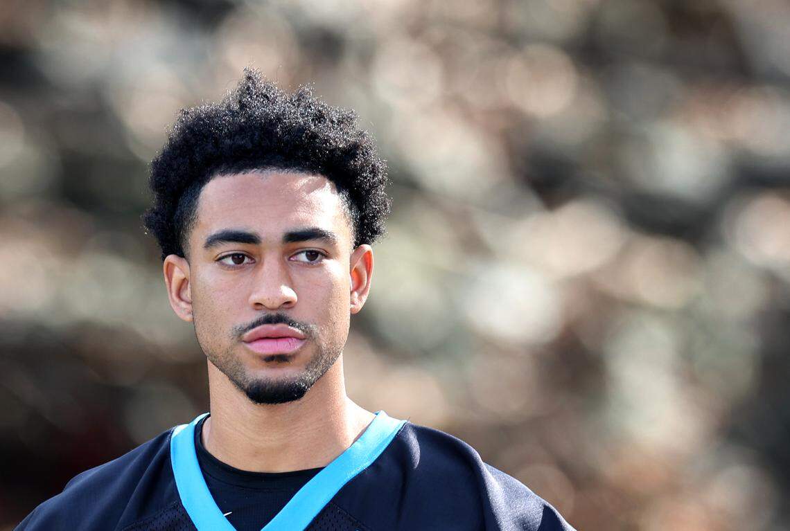 Carolina Panthers quarterback Bryce Young was the NFL’s No. 1 overall draft choice in 2023. He is 4-21 as the Panthers starter, but his second season has been better than his first statistically.
