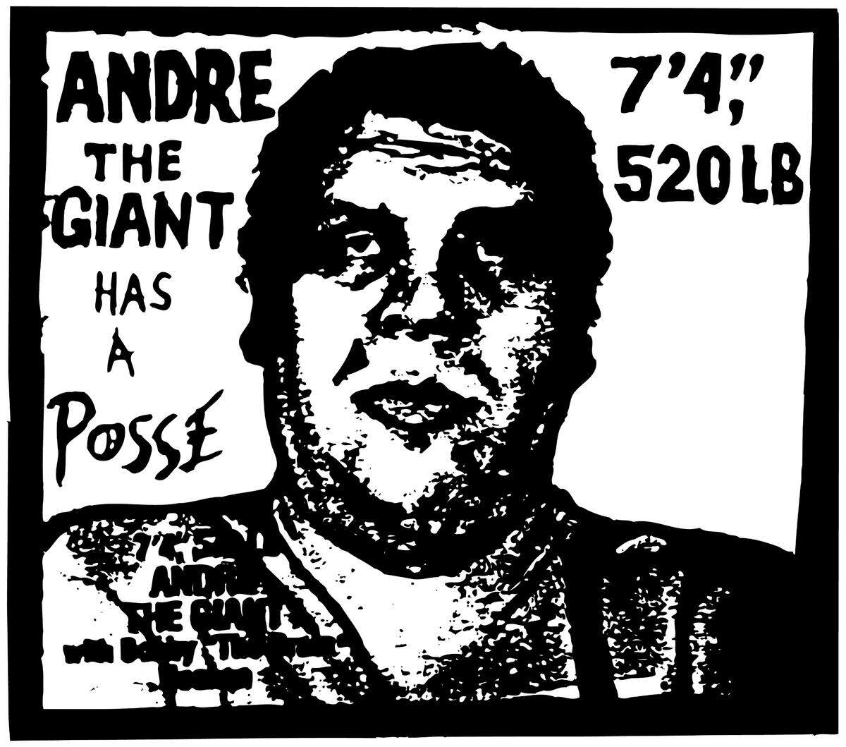 Shepard Fairey’s “Andre the Giant has a Posse”