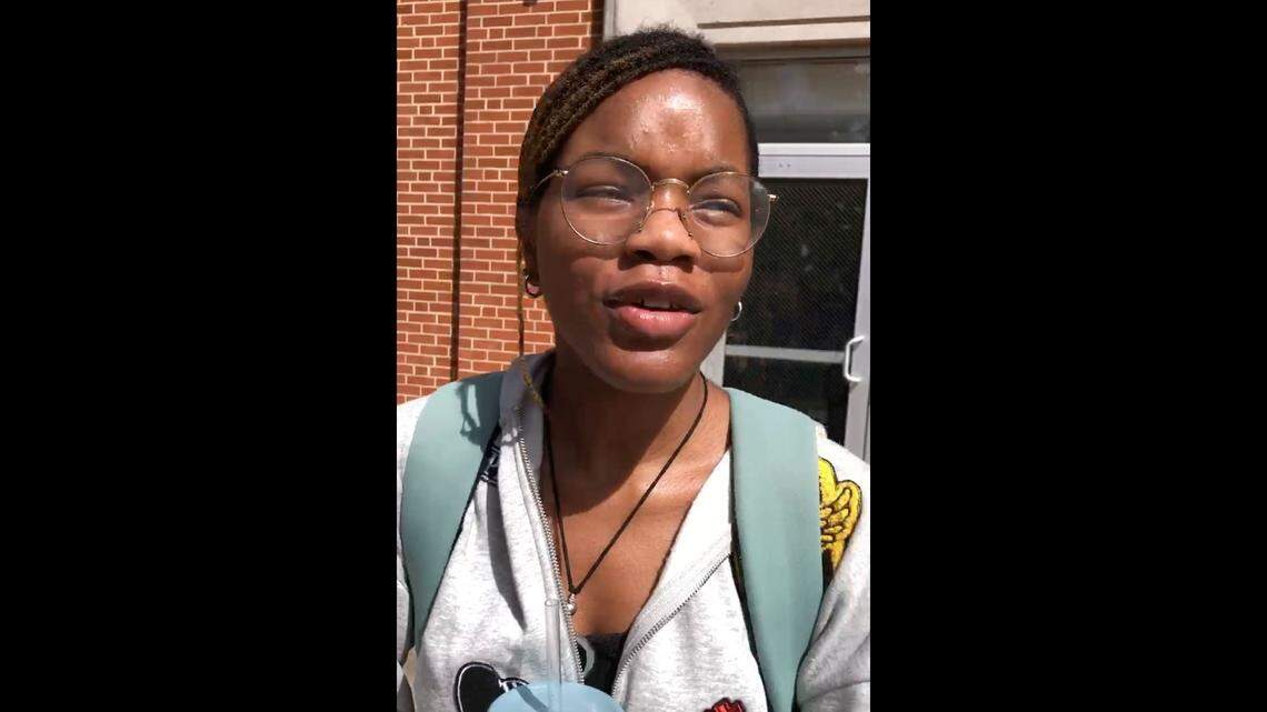 Zariya Hargett, a junior at North Carolina A&T