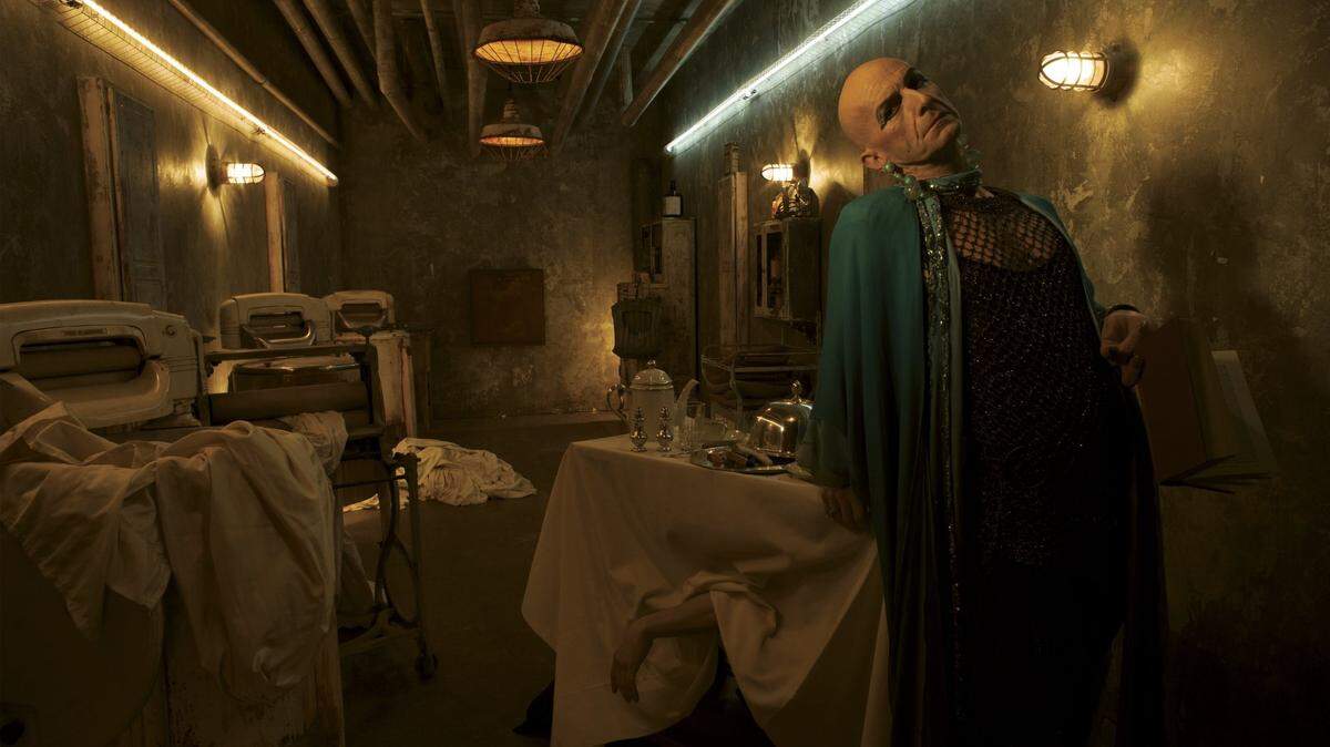 Denis O’Hare — shown here as “Liz” from “American Horror Story: Hotel” — will make his first appearance at the Mad Monster Party horror convention, which will see him reunited with several “American Horror Story” actors.