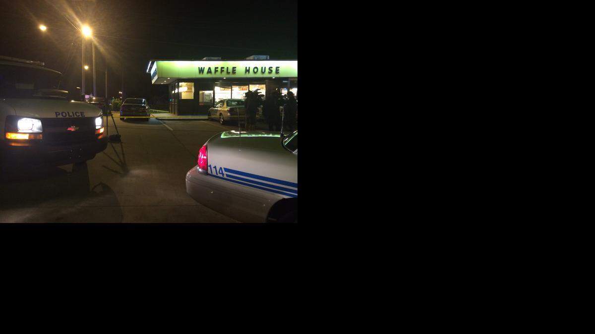 Police and Medic responded to an attempted robbery at a Waffle House off of North Tryon Street Sunday night.