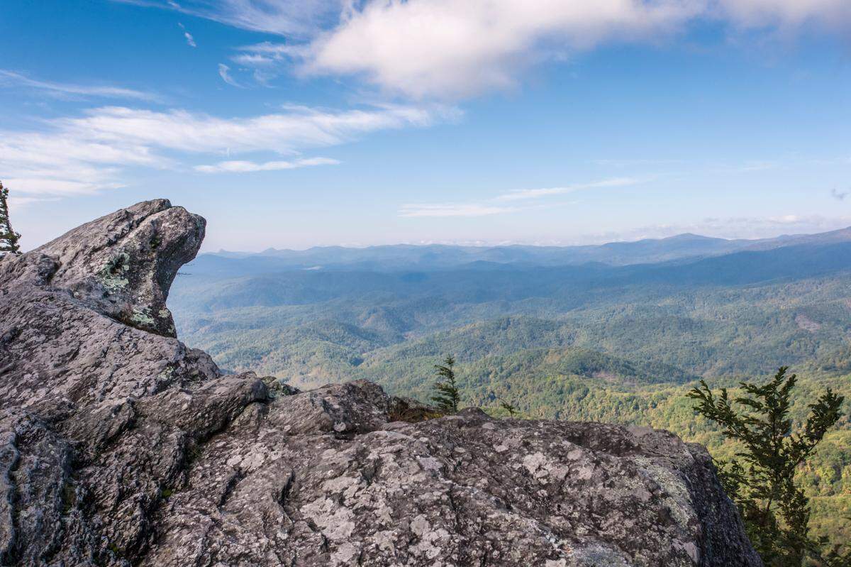 Blowing Rock in Western North Carolina.