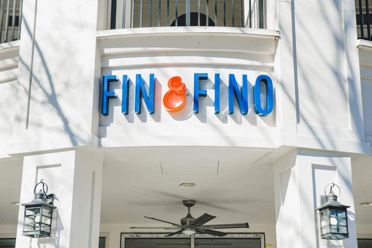 Fin & Fino’s Lake Norman location is at 8630 Lindholm Drive in Huntersville’s Birkdale Village.