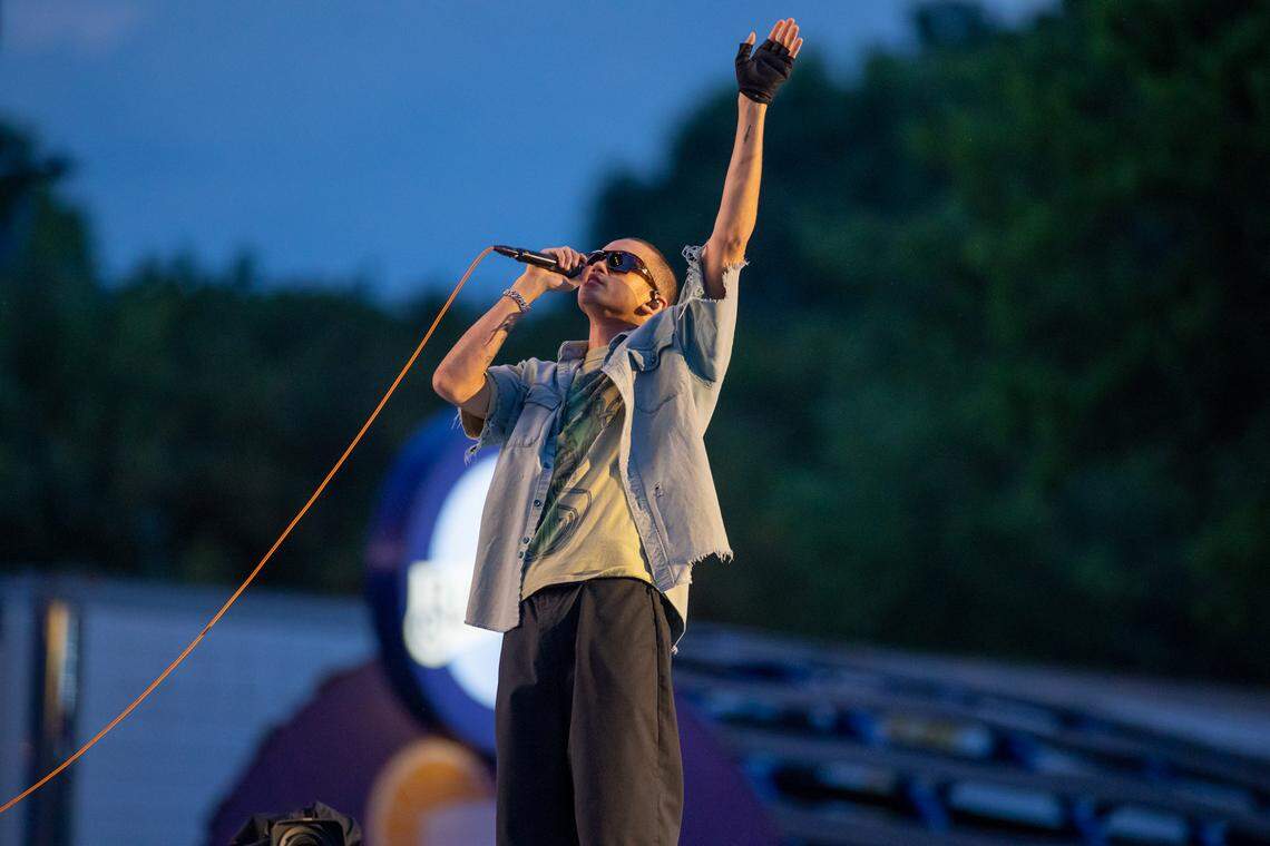 Dominic Fike at Lovin’ Life Music Fest.