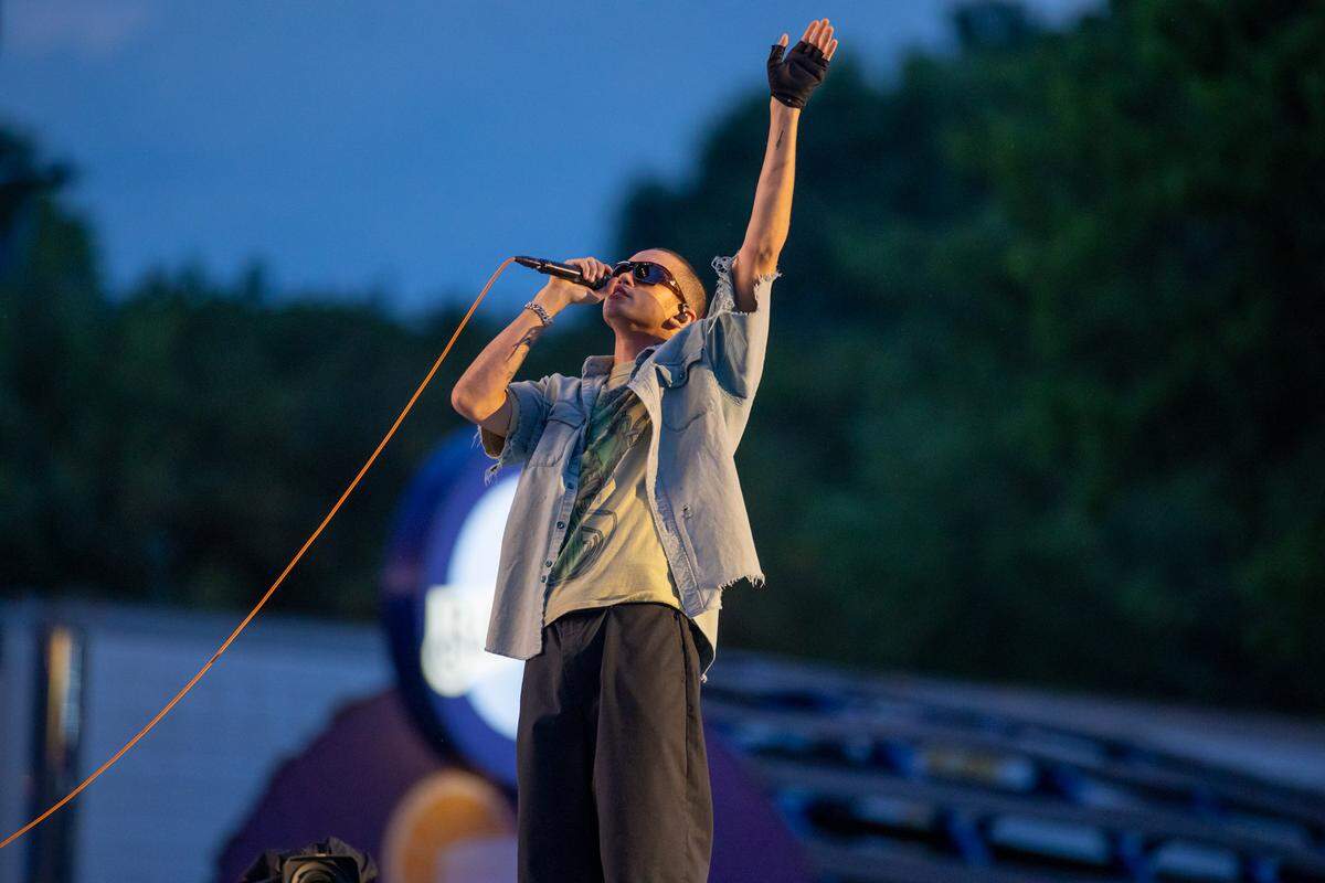 Dominic Fike at Lovin’ Life Music Fest.