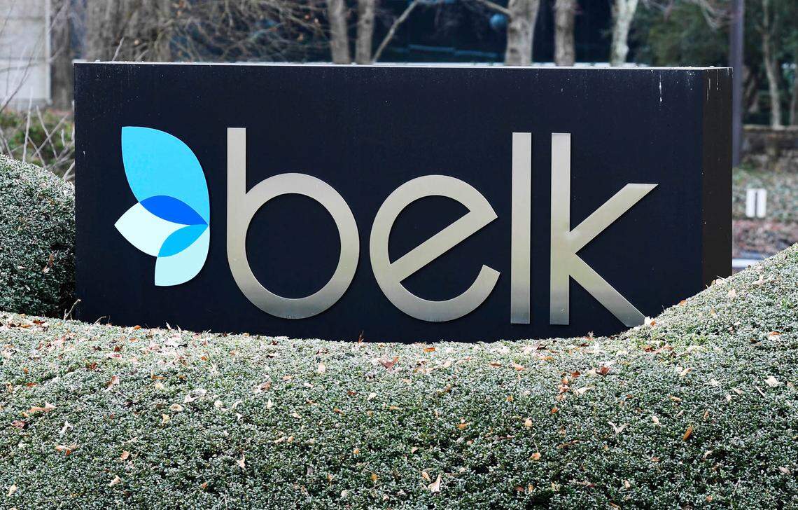 Three proposed class action lawsuits have been filed against Belk over a data breach. Shown, the department store chain's headquarters on West Tyvola Road in Charlotte.