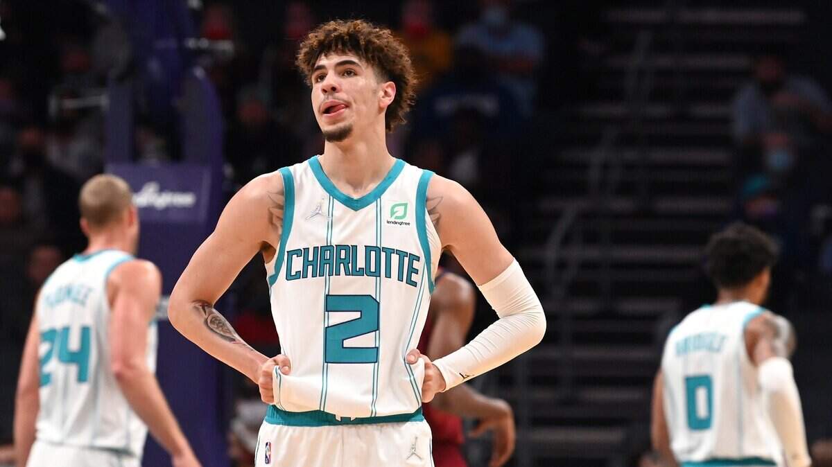 Charlotte Hornets guard LaMelo Ball will replace Kevin Durant in the 2022 NBA All-Star Game in Cleveland.