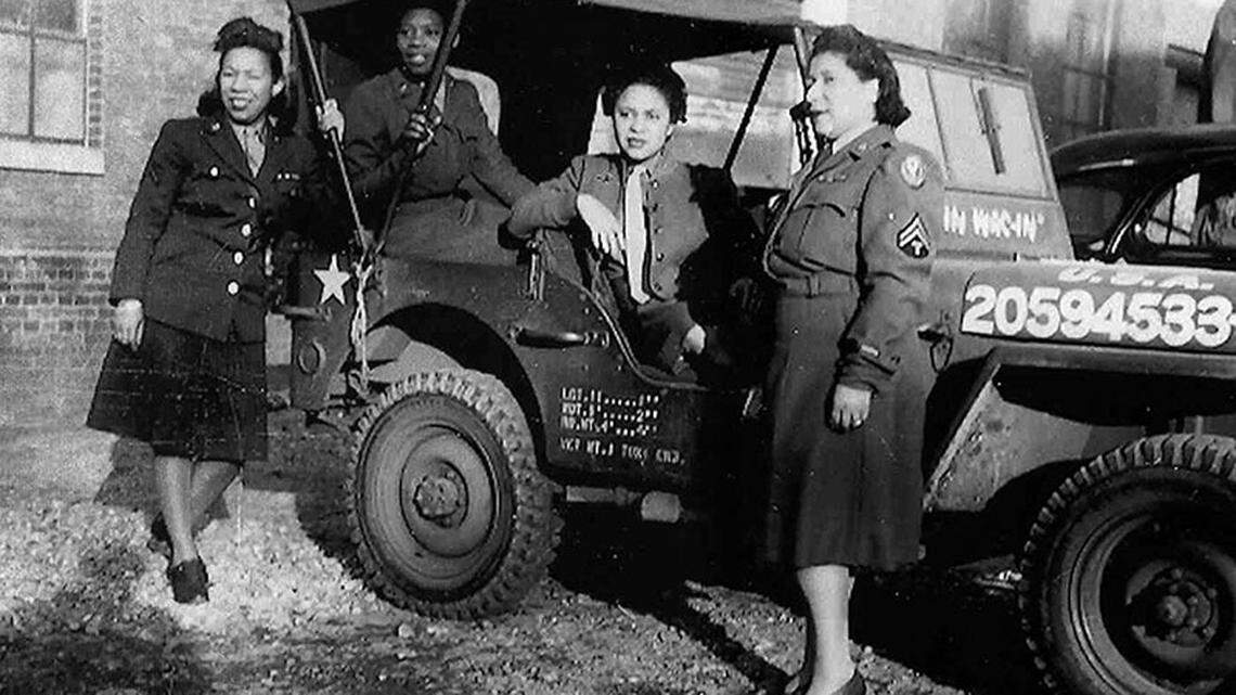 Members of the 6888th Central Postal Directory in World War II.