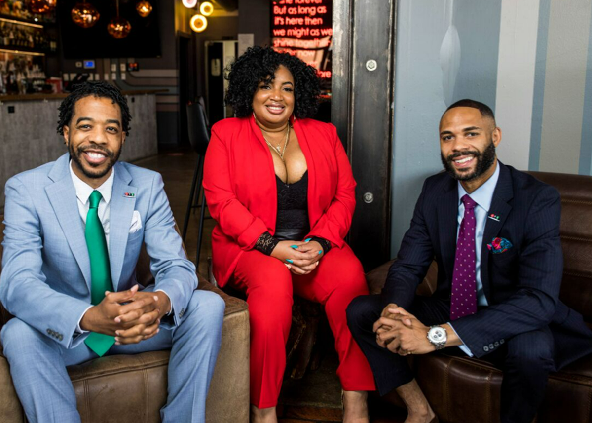 Black Restaurant Week founders Derek Robinson, Falayn Ferrell and Warren Luckett.