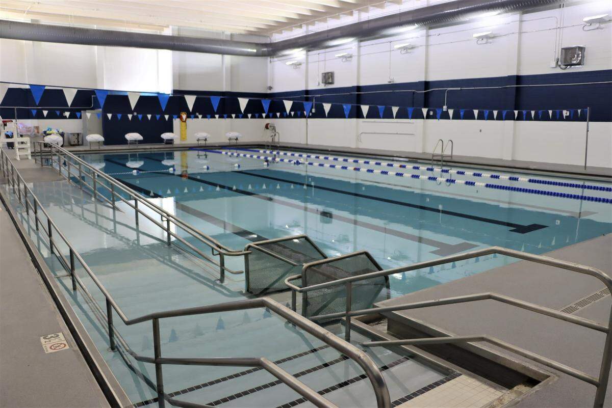 Marion Diehl Recreation Center’s renovations feature a 25-meter by six lane warm pool.