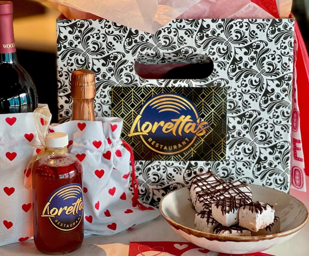 Loretta’s isn’t open for service yet, but it’s offering to-go boxes for a Valentine’s Day dinner that can offer you a sneak peak. 