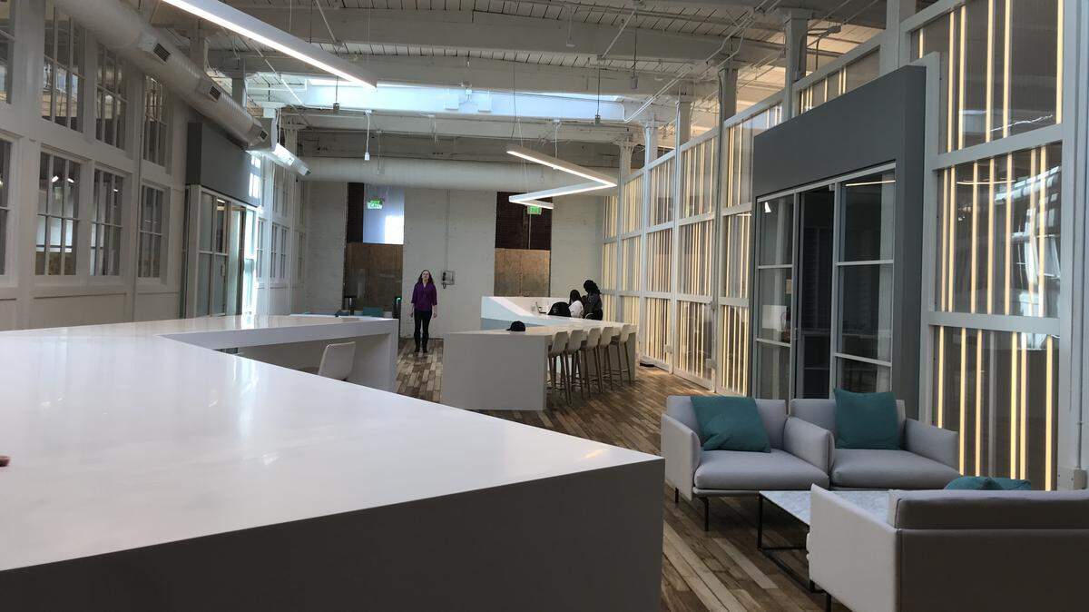 Last month, Duke Energy moved about 400 employees into its 83,000 square-foot space at Optimist Hall, a renovated former textile mill near NoDa and Optimist Park.