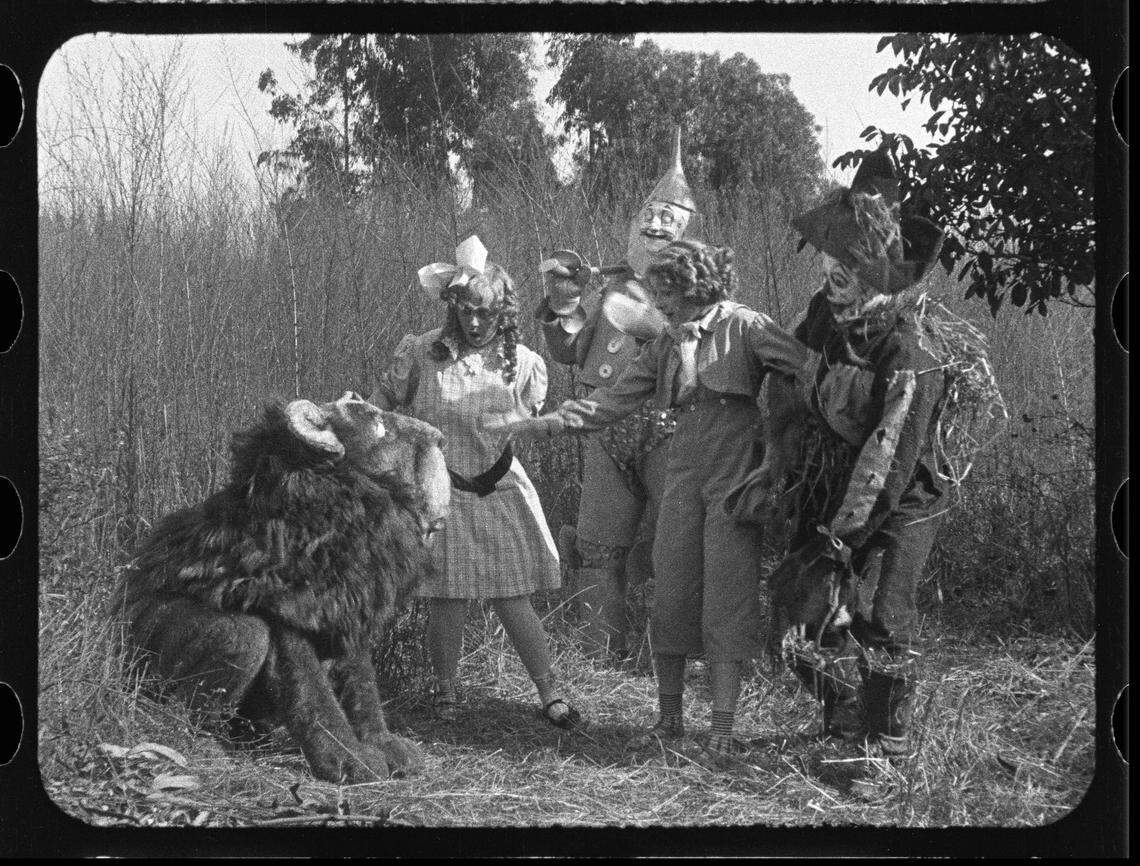 This is a scene from the newly restored the 1914 silent movie, “His Majesty, the Scarecrow of Oz,” which will have its premiere at the CharlOz festival Sept. 29.