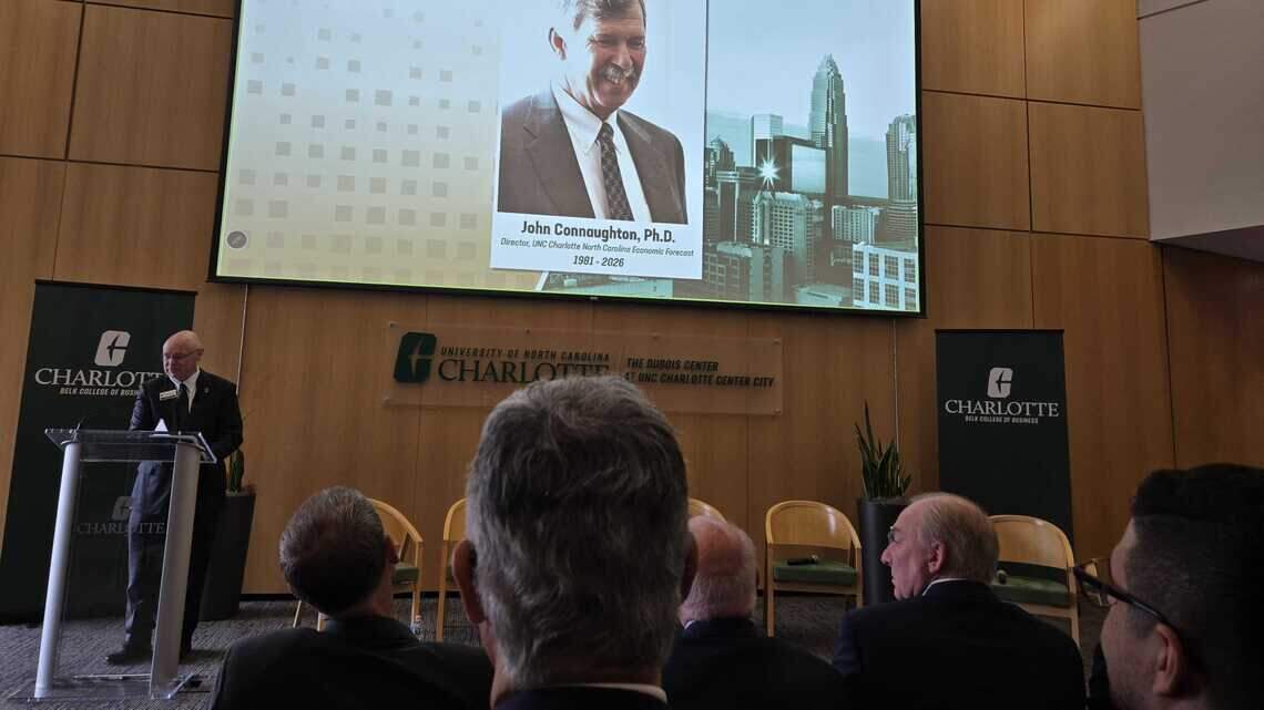 UNC Charlotte launches economic center, honors beloved professor and economist