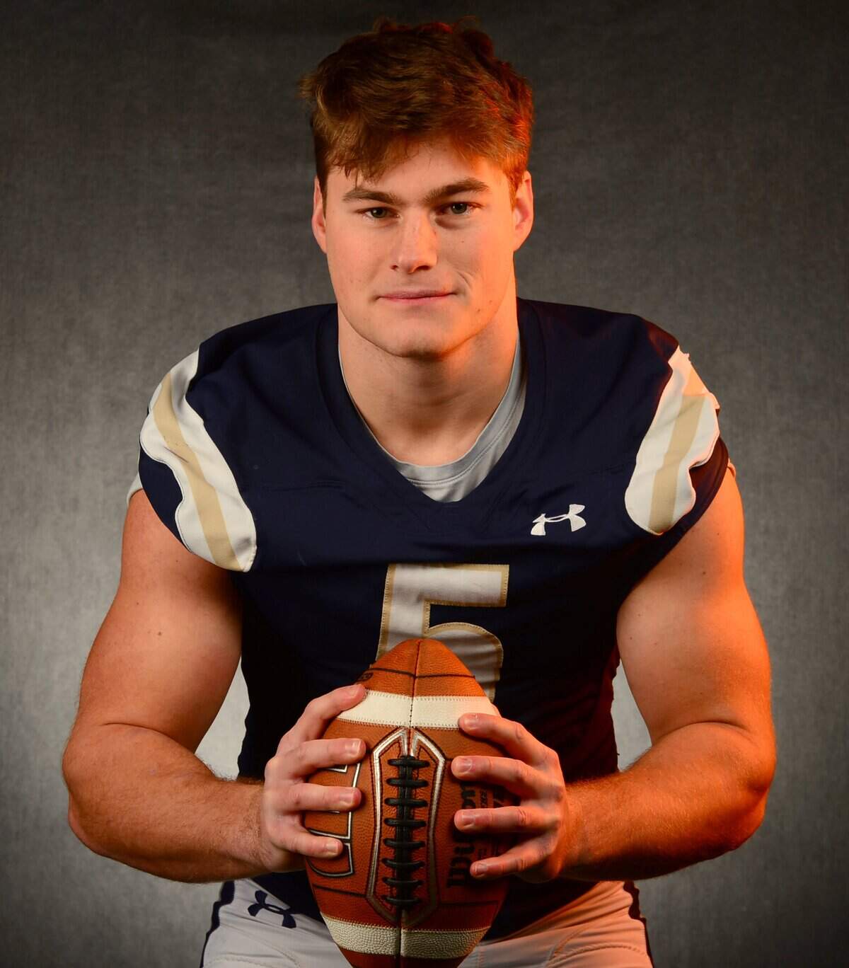 Cuthbertson Cavalier running back Mason Iovino on Tuesday, December 9, 2025.