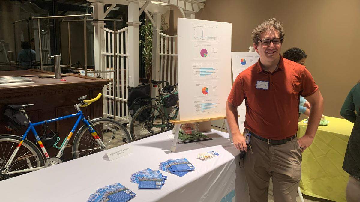 John Holmes III, co-founder of Charlotte Urbanists, died Dec. 29, 2024, at age 29. He was a member of the CharlotteEAST transportation committee and the city of Charlotte Bicycle Advisory Committee, shown in this 2022 file photo.